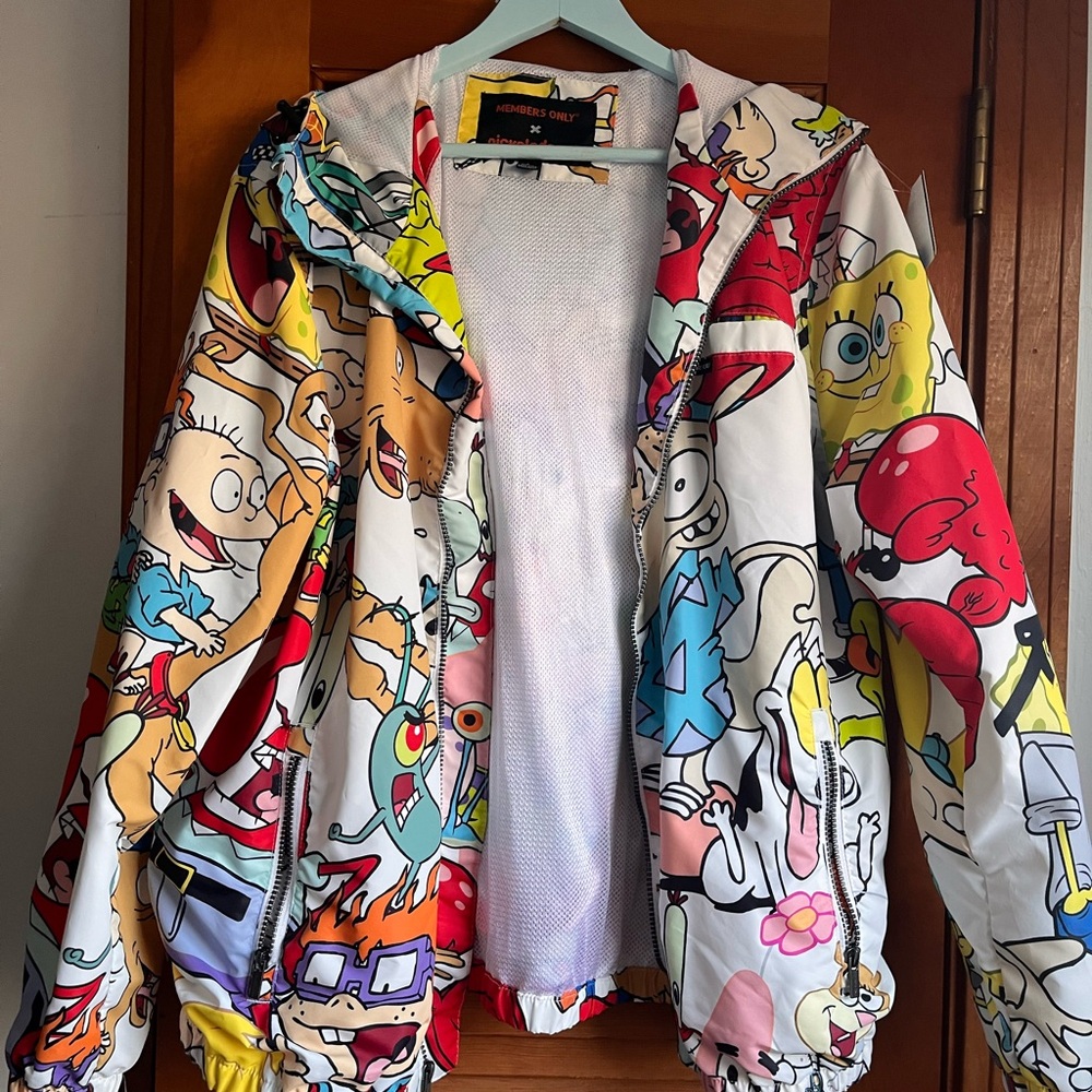 Members Only Nickelodeon Cartoon Jacket